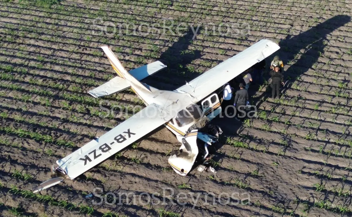 La aeronave se desplomó entre los municipios de Reynosa y San Fernando. Especial