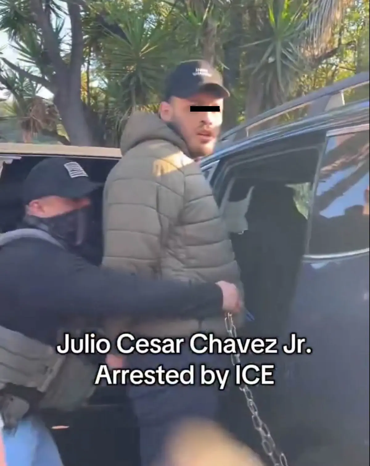El ICE detuvo al boxeador en Estados Unidos. Captura de pantalla.