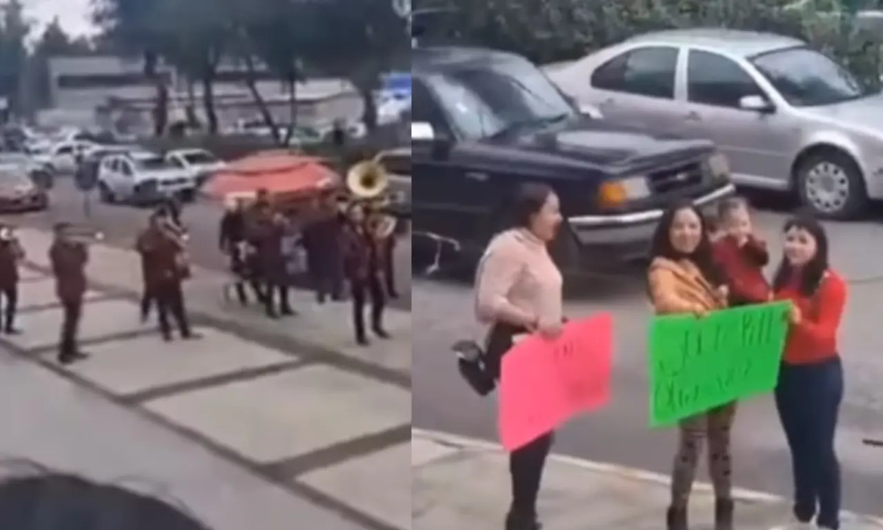  La escena rápidamente se volvió viral en redes sociales. 