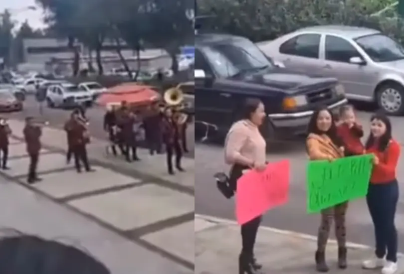 La escena rápidamente se volvió viral en redes sociales. La escena rápidamente se volvió viral en redes sociales.