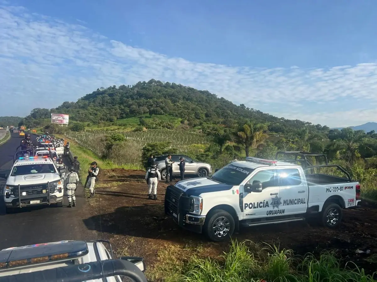 Hubo una detención importante en Uruapan, Michoacán. FB: Carlos Manzo.