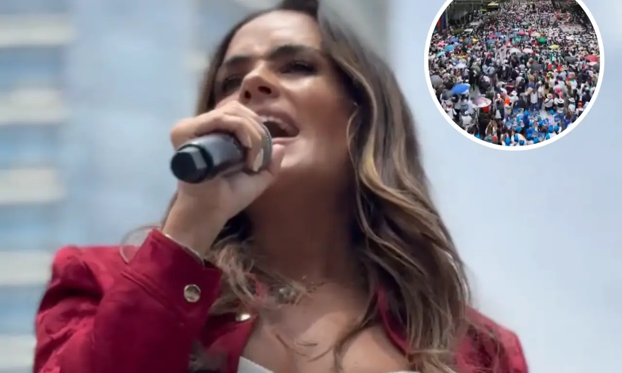  La alcaldesa de la Cuauhtémoc encabezó la marcha "La Resistencia". 