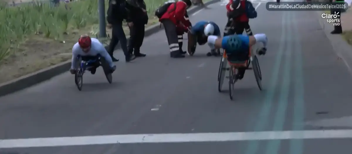 Tras la revisión, uno de los competidores regresó a la competencia. Especial | Claro Sports.