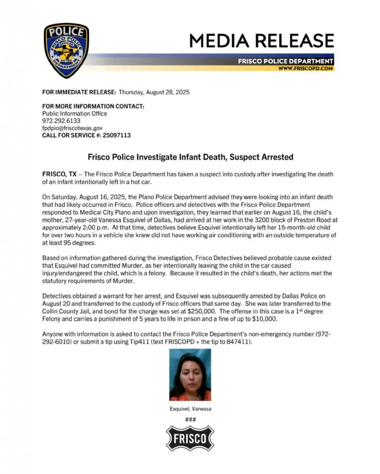 Vanessa Esquivel detenida el 20 de agosto Especial