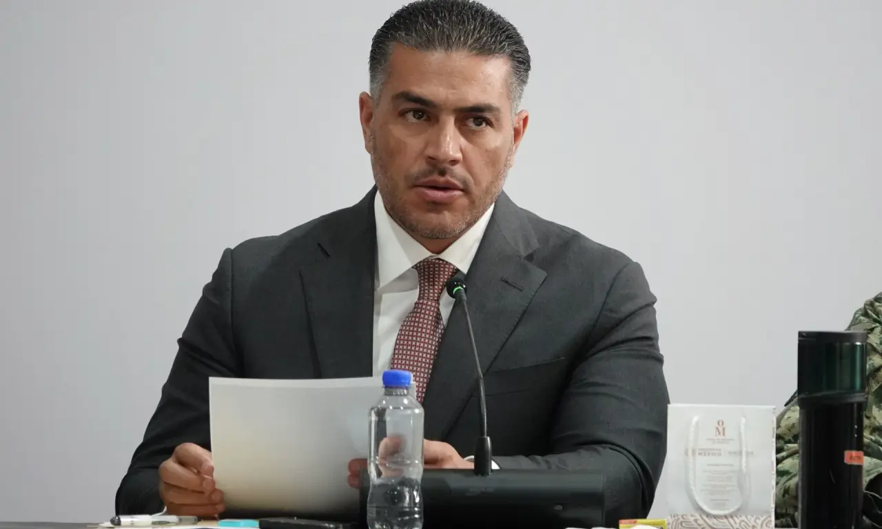  Harfuch anuncia decomiso de 150 kilos de metanfetamina en Culiacán 