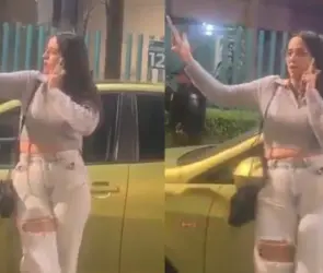 Identifican a Lady Cerda, mujer que agredió a policía en alcoholímetro en CDMX