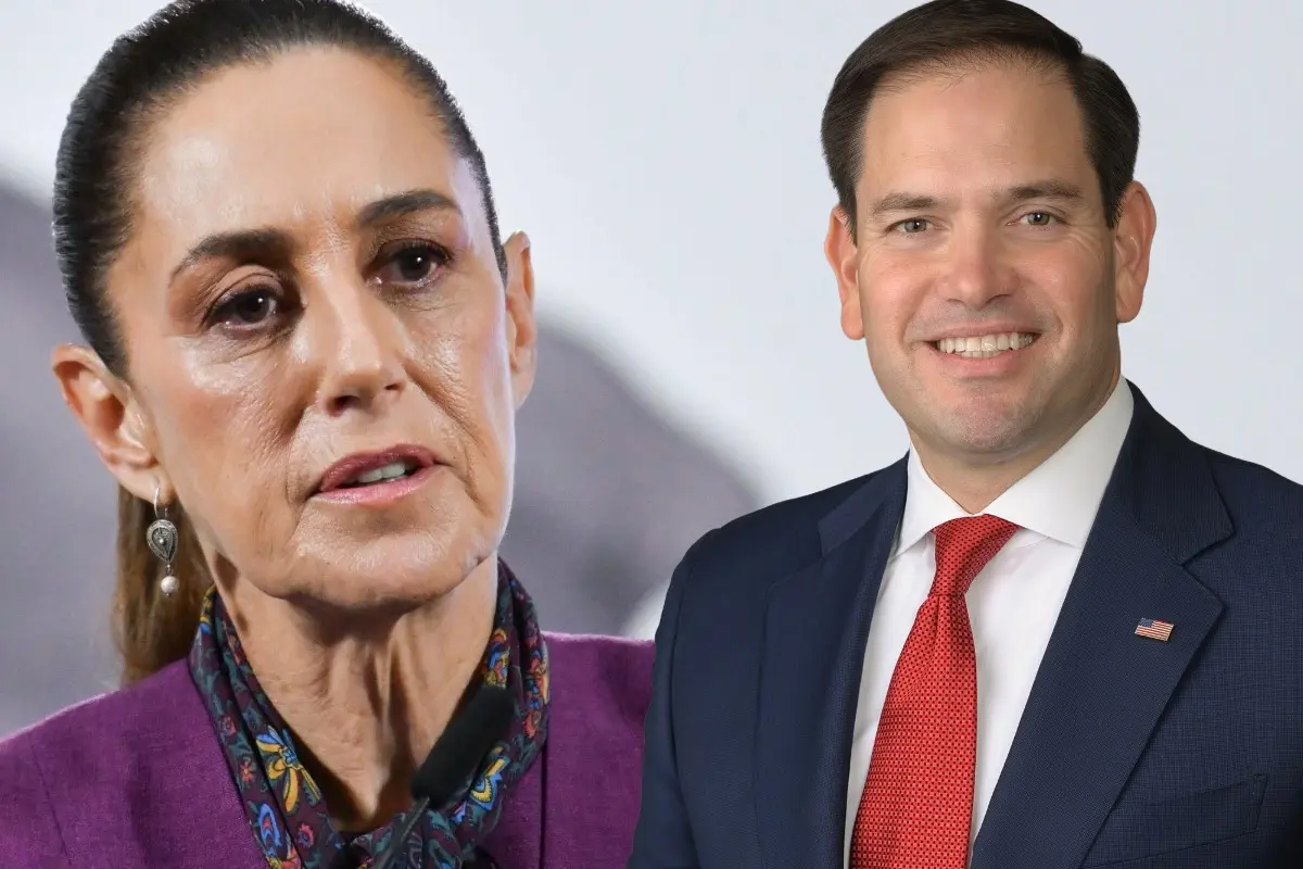  Marco Rubio se encuentra con Sheinbaum en Palacio Nacional 
