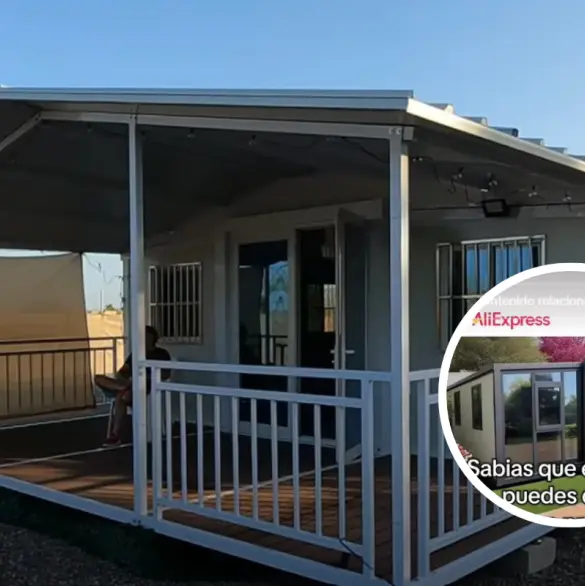 Joven mexicana se vuelve viral por comprar su casa en AliExpress; le costó 133 mil pesos