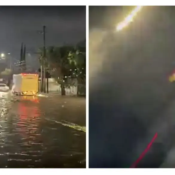 Reportero de Telediario cae en coladera al grabar inundaciones en Tultitlán | VIDEO