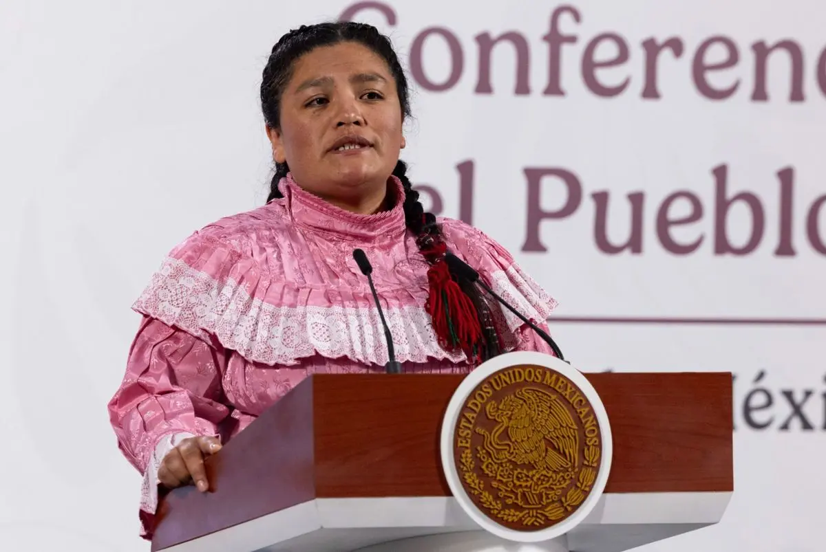 Ana Elvia Paulino Escamilla, traductora interprete de Lenguaje de Señas mazahua Cuartoscuro
