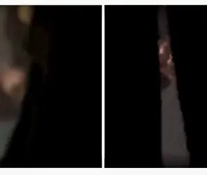 Mujer descubre a hombre espiando por su ventana desde el techo | VIDEO