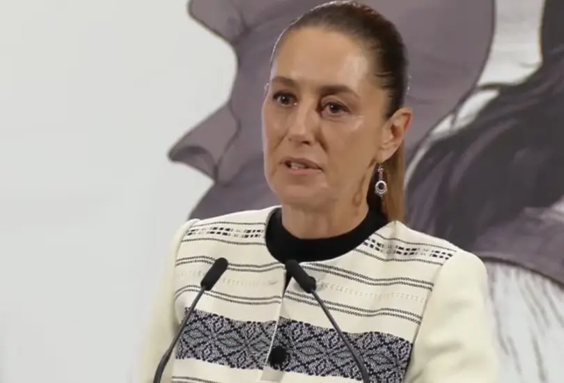 Conferencia mañanera de la presidenta Claudia Sheinbaum en el Palacio Nacional.