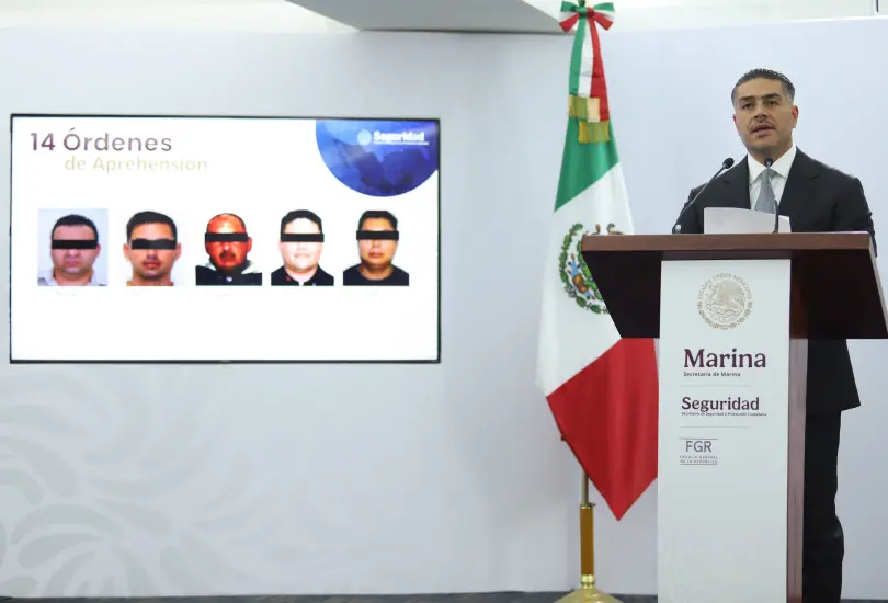 Harfuch anuncia captura de 14 implicados en red de huachicol fiscal Harfuch anuncia captura de 14 implicados en red de huachicol fiscal