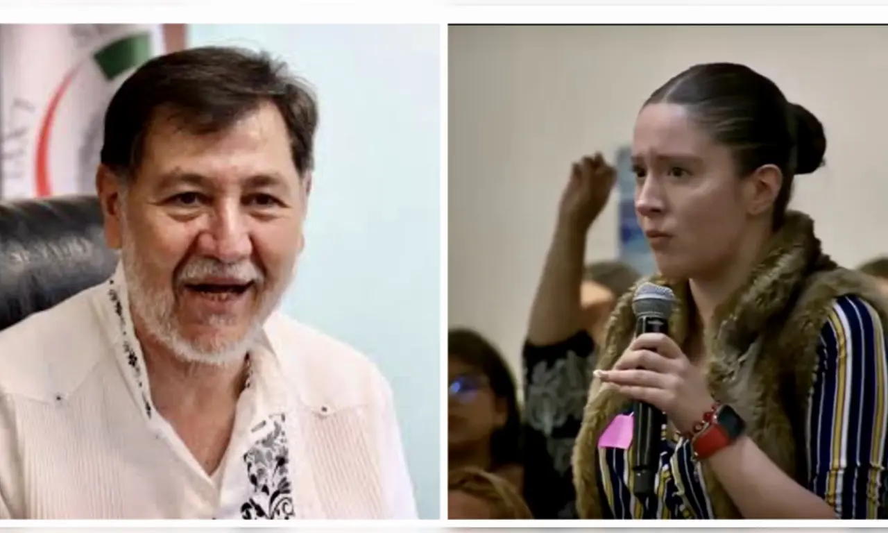  Estudiante confronta a Noroña por misoginia y falta de austeridad 