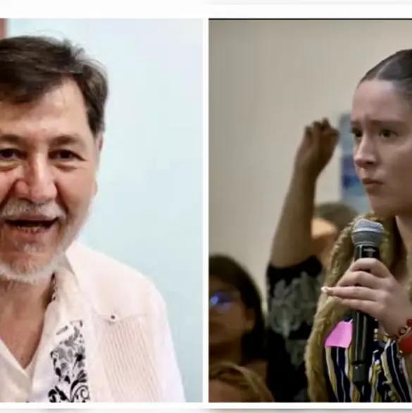 Estudiante confronta a Noroña por misoginia y falta de austeridad