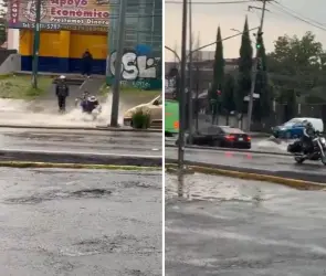 Dios bendito: Mujeres intentan cruzar aguas en Tlalpan y son arrastradas por la corriente