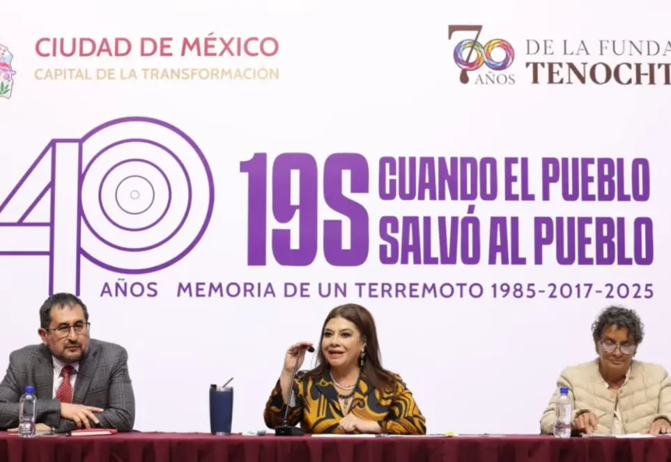 La campaña se desarrolla en el marco de la conmemoración de los 40 años del terremoto de 1985 y los ocho años del sismo de 2017. Gobierno de la CDMX.