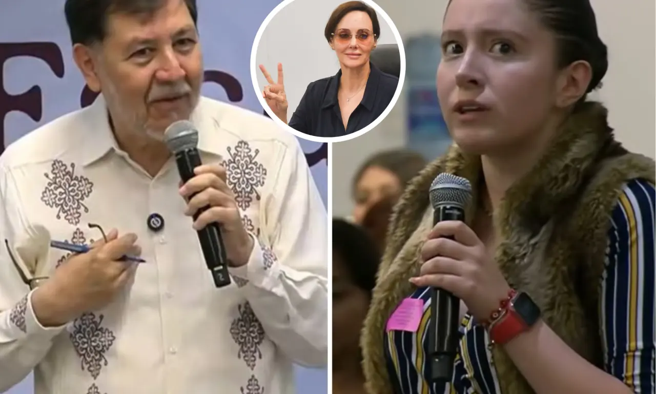  La estudiante habló sobre la polémica declaración de Noroña. 