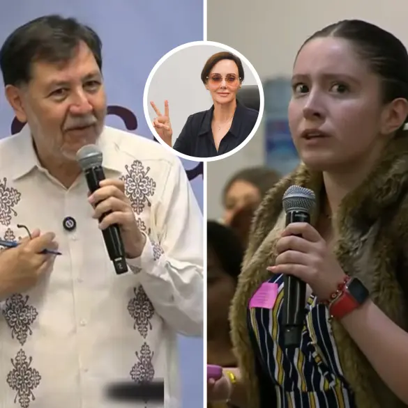 Fue mi error: Estudiante que confrontó a Noroña revela si inventó declaración sobre Lilly Téllez