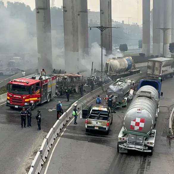 Lamentable accidente: Clara Brugada revela qué originó la explosión de la pipa en Iztapalapa 