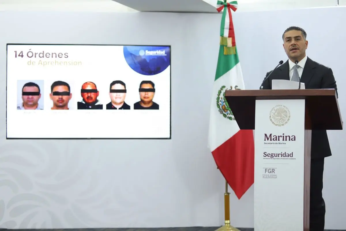 Harfuch informa sobre detenidos tras operativo de huachicol Cuartoscuro