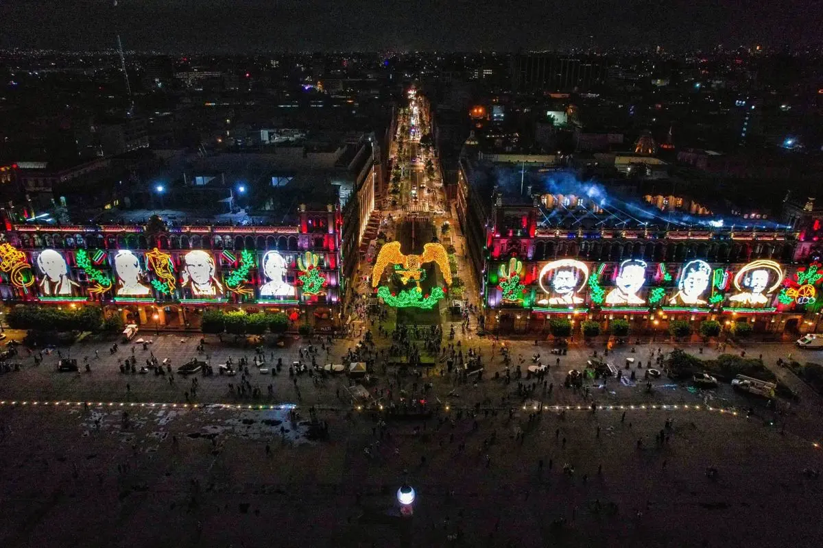 Al finalizar el concierto, tendrá lugar la ceremonia del Grito de Independencia, encabezada por Claudia Sheinbaum. Cuartoscuro.