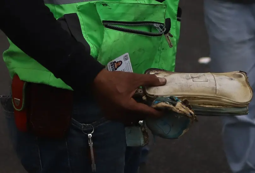 Las pertenencias encontradas tras la explosión en Iztapalapa