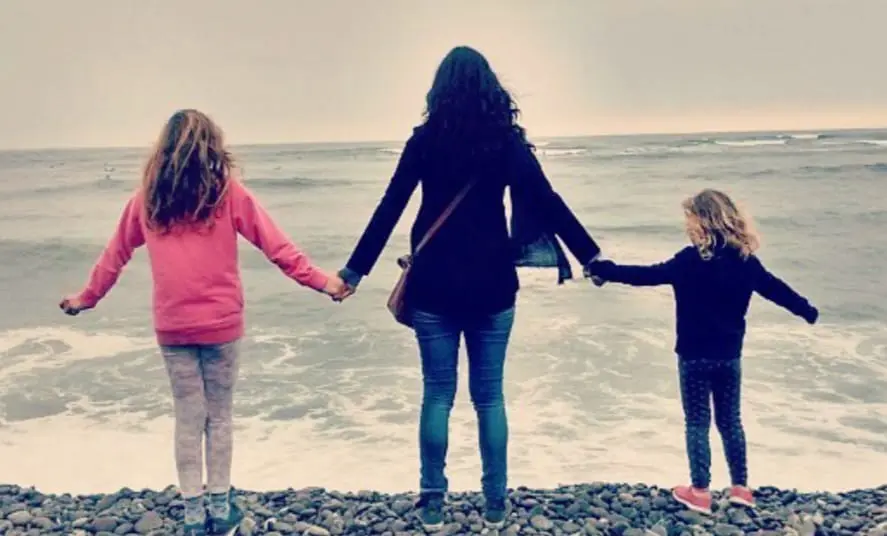 La actriz colombiana tuvo dos hijas con el músico Martín Quaglia, de quien se separó en 2013.