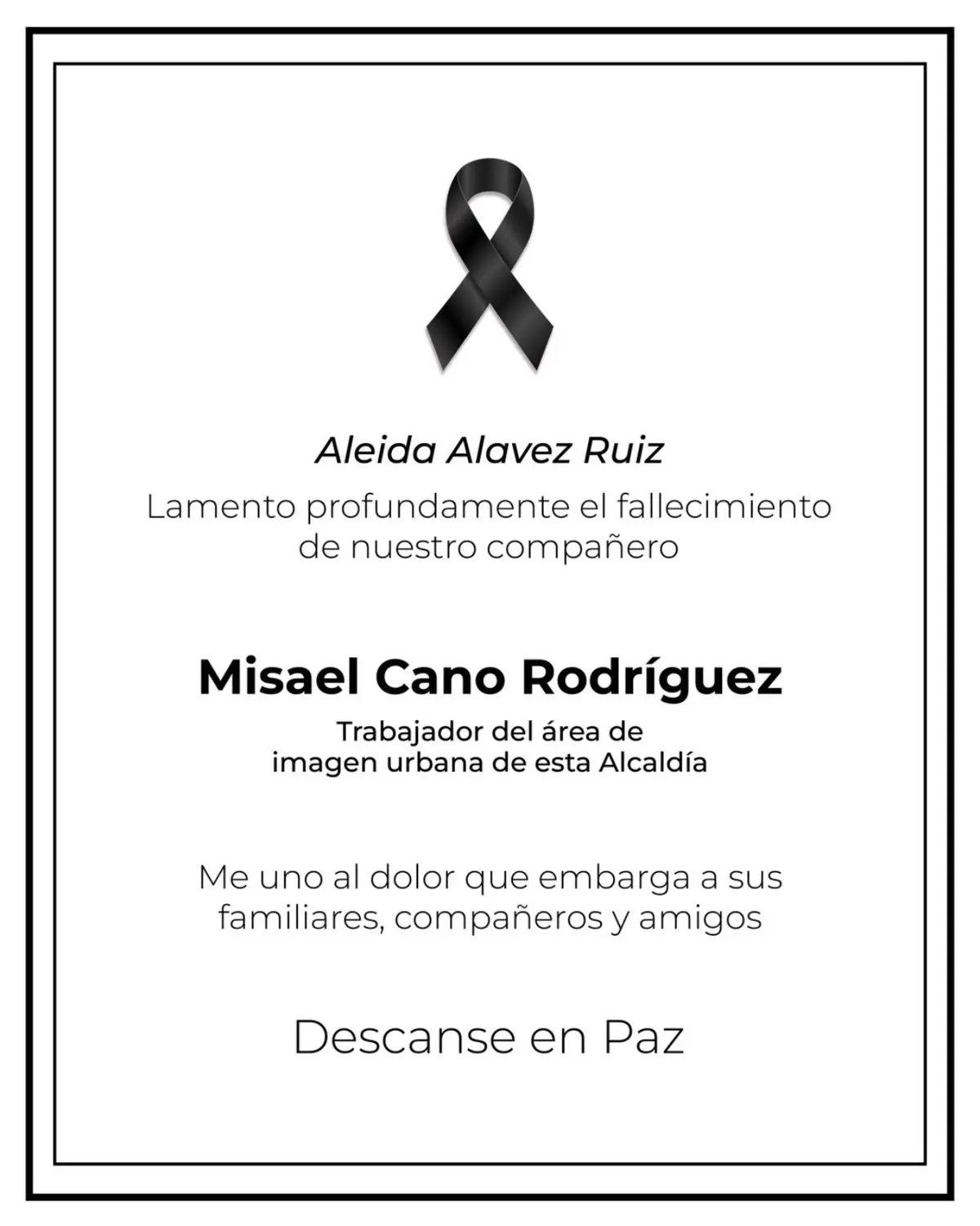 Misael Cano Rodríguez murió en tragedia de Iztapalapa Especial