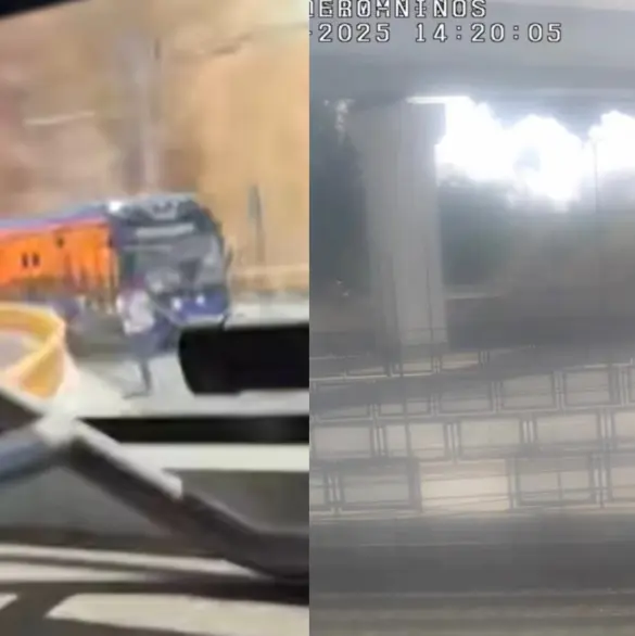Pasajeros del Trolebús y cámara del C5 captan momento exacto de la explosión de pipa en Iztapalapa