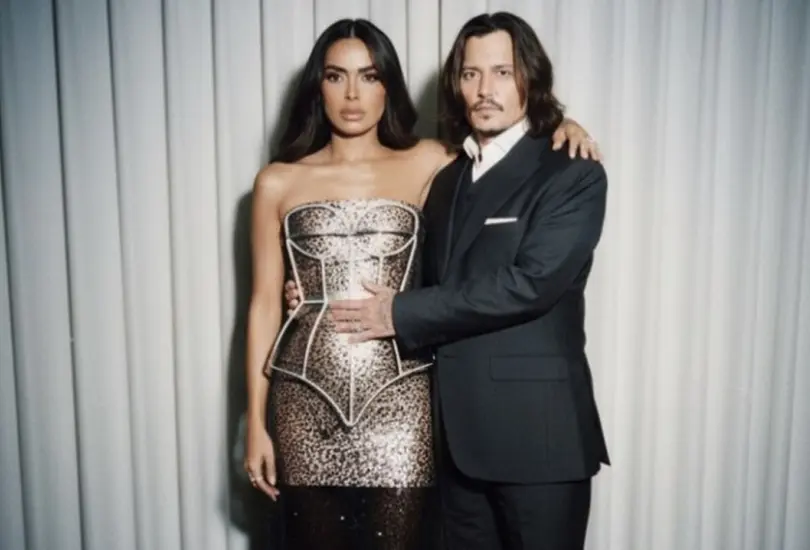 Galilea Montijo con Johnny Depp Galilea Montijo con Johnny Depp