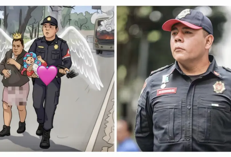"La ropa todavía le ardía": policía que salvó a bebé en explosión de Iztapalapa "La ropa todavía le ardía": policía que salvó a bebé en explosión de Iztapalapa