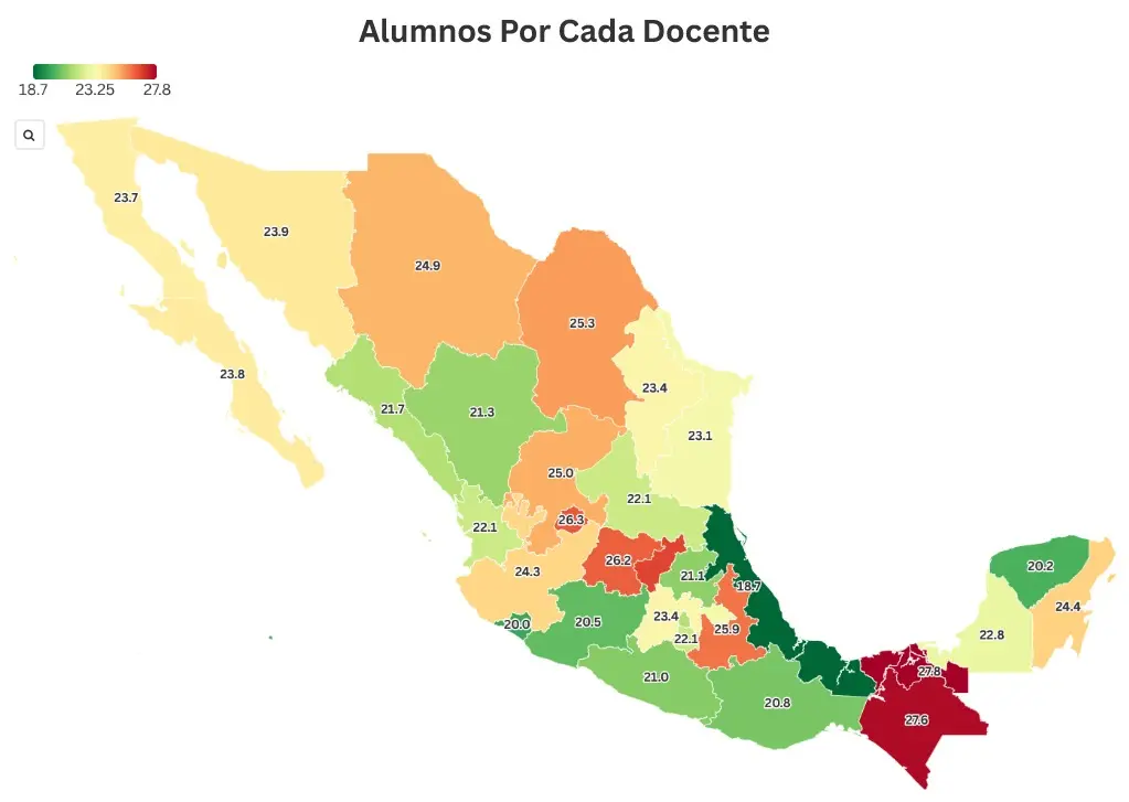 Las escuelas por docente en México. Mauricio Hernández | Quinto Poder.