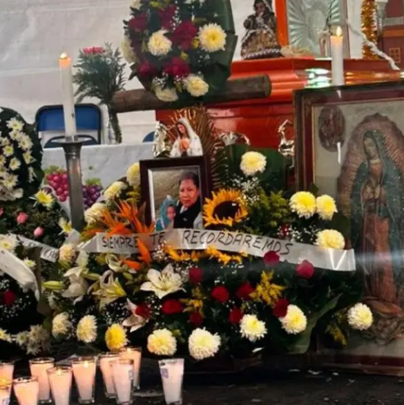 Dan el último adiós a Alicia Matías, la abuelita que salvó a su nieta de la explosión de pipa en Iztapalapa 