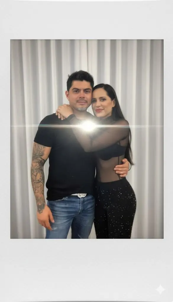 Sandra Cuevas publicó una imagen echa con IA al lado de C4 Jiménez Especial