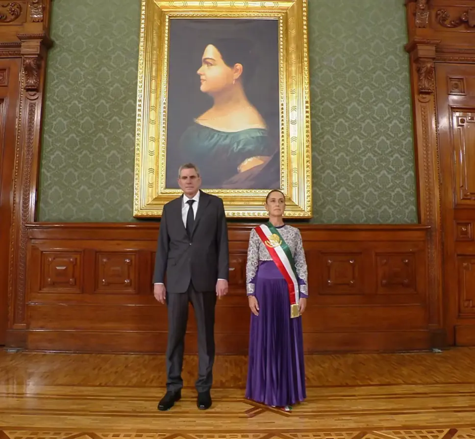 Sheinbaum llega a Palacio Nacional. Especial