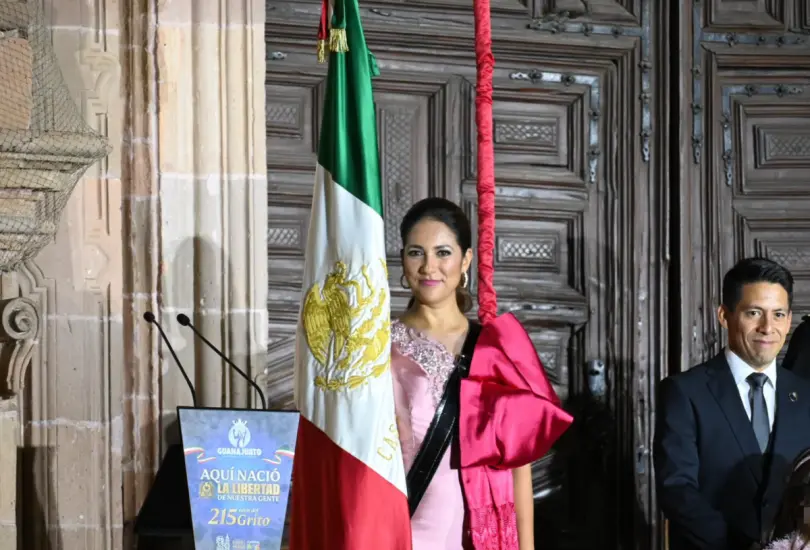 Así se vivió el Grito de Independencia en Guanajuato.