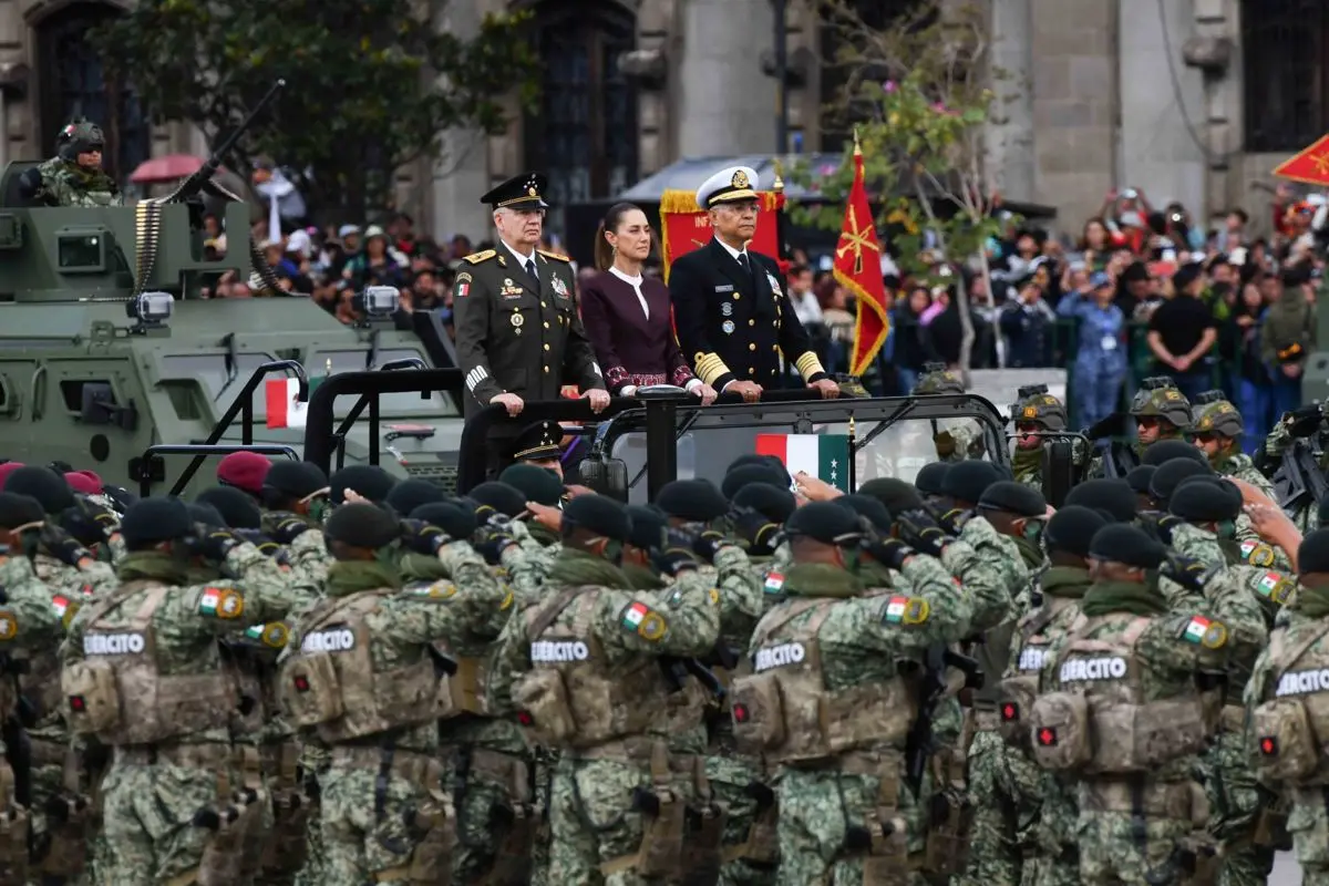 Sheinbaum encabezó el Desfile Cívico Militar con motivo del 215 aniversario del inicio de la gesta independentista Cuartoscuro
