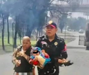 "No soy un super policía": oficial que rescató a bebé lamenta no haber podido salvar a la abuelita Alicia