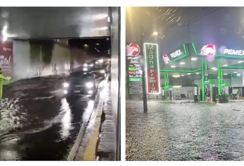 Lluvias intensas azotan la CDMX: inundaciones y retrasos en el metro Lluvias intensas azotan la CDMX: inundaciones y retrasos en el metro