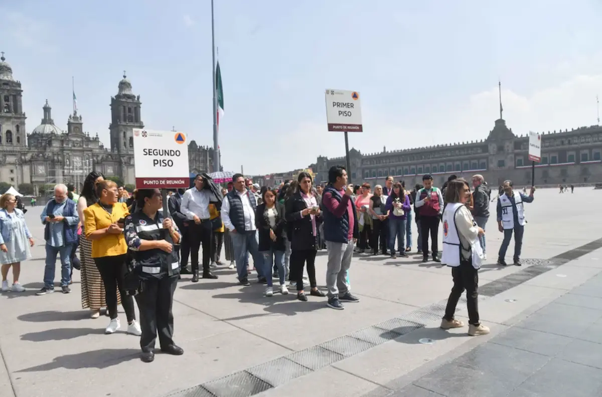 La CDMX conmemora los sismos de 1985 y 2017 con un simulacro. Especial