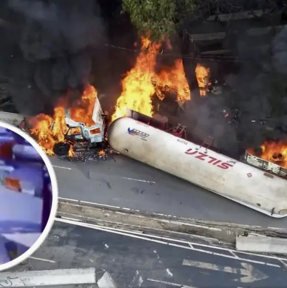 Dan a conocer video inédito de la pipa momentos antes de la catástrofe en Iztapalapa
