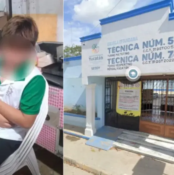 Dylan fue golpeado por 10 compañeros tras ganarles en la fila de un toro mecánico