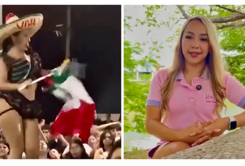 Bailarina ofrece disculpas por polémico baile durante las fiestas patrias en Chiapas Bailarina ofrece disculpas por polémico baile durante las fiestas patrias en Chiapas