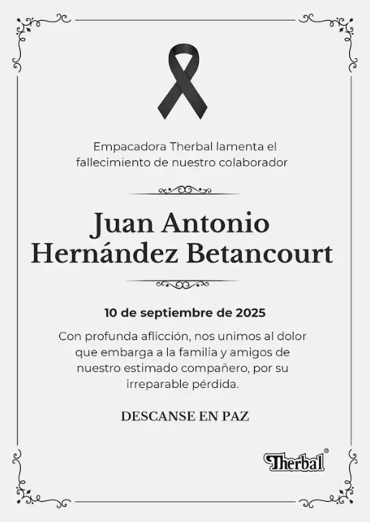 Era trabajador de Therbal. X.