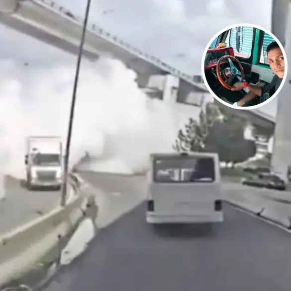 Revelan estado de salud de Erick Vicente, chofer del microbús que aparece en el video de la explosión de la pipa