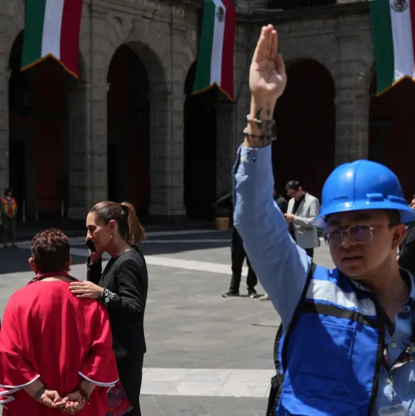 Así vivió Claudia Sheinbaum el Simulacro Nacional 2025