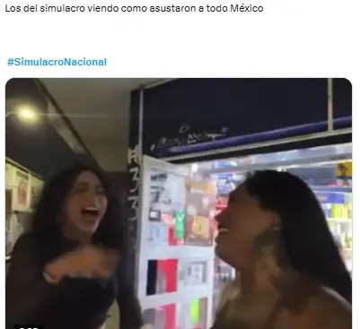 Los memes del Simulacro Nacional 2025. X.