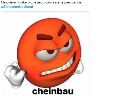 Los memes del Simulacro Nacional 2025. X.