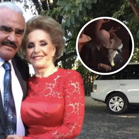 Captan a Doña Cuquita, viuda de Vicente Fernández, besando a otro hombre en un concierto